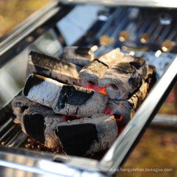 aserrín de carbón sin humo hexagonal briquetas barbacoa de carbón